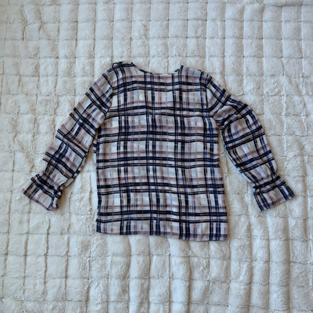 LOFT Outlet - Ruffled Blouse - Picture 2 of 2